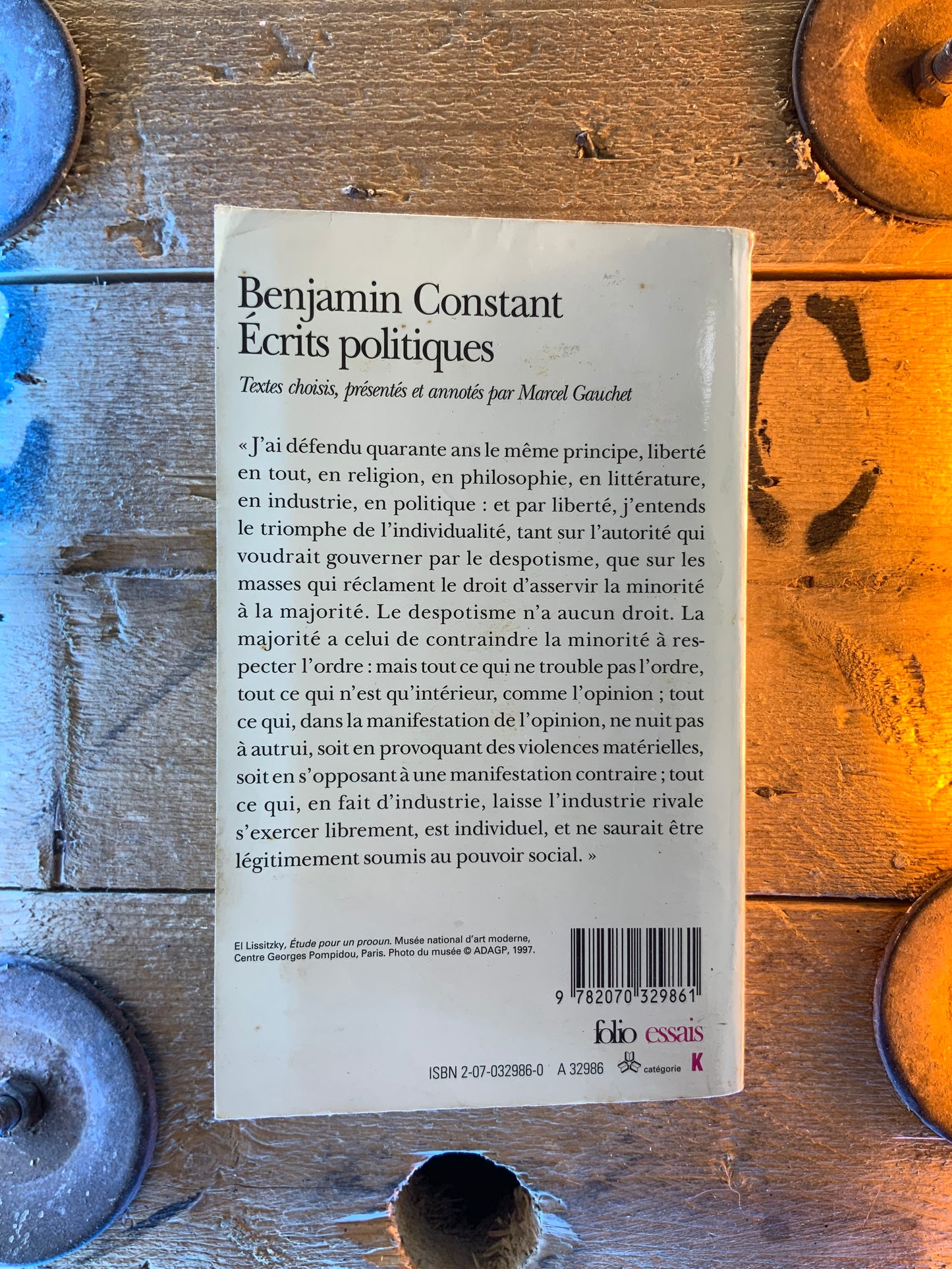 Écrits politiques - Benjamin Constant