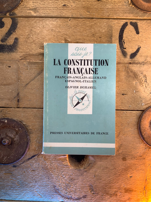 La constitution française - Olivier Duhamel