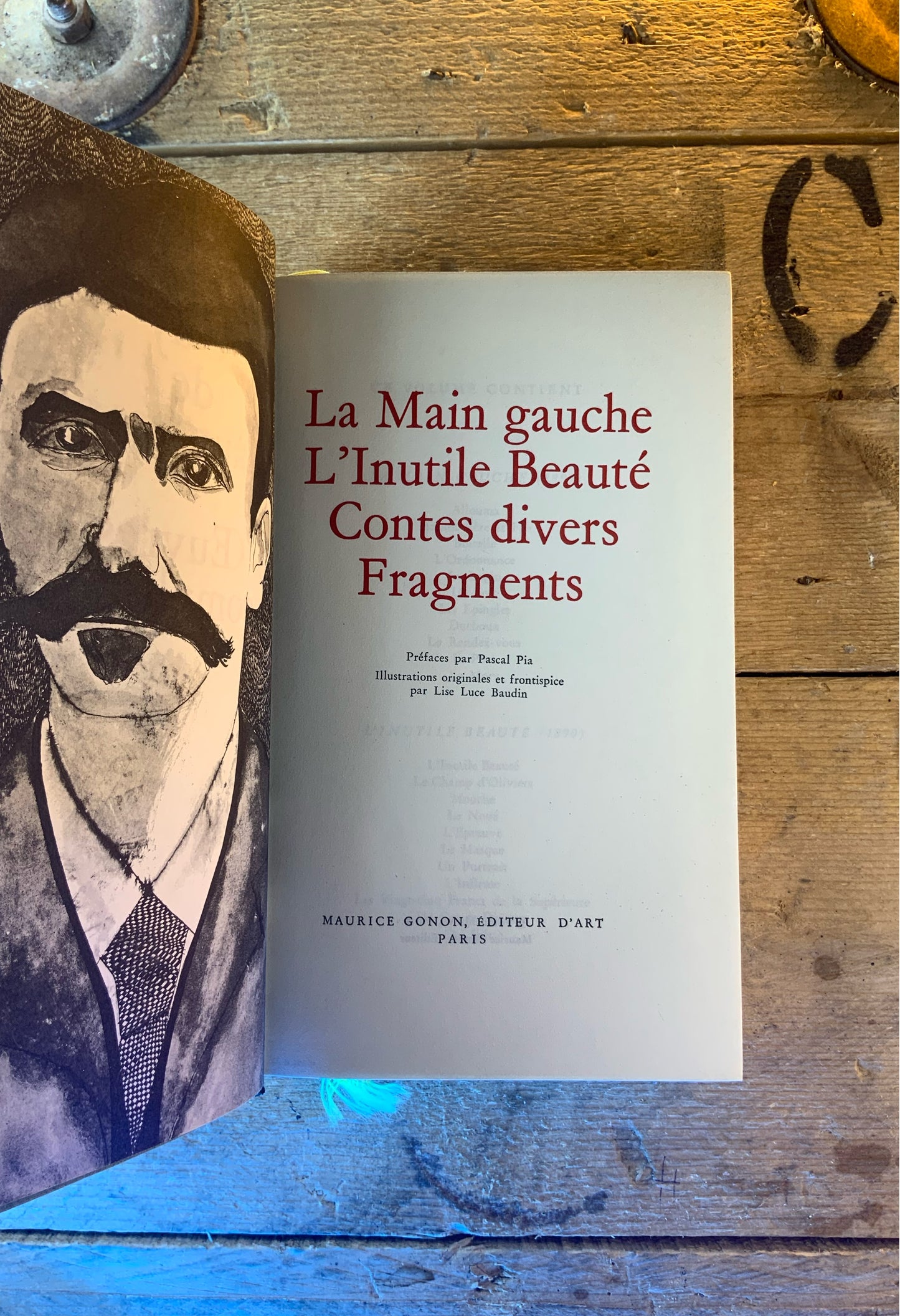 La main gauche , L’inutile Beauté , Côtes Divers , Fragments - Guy de Maupassant