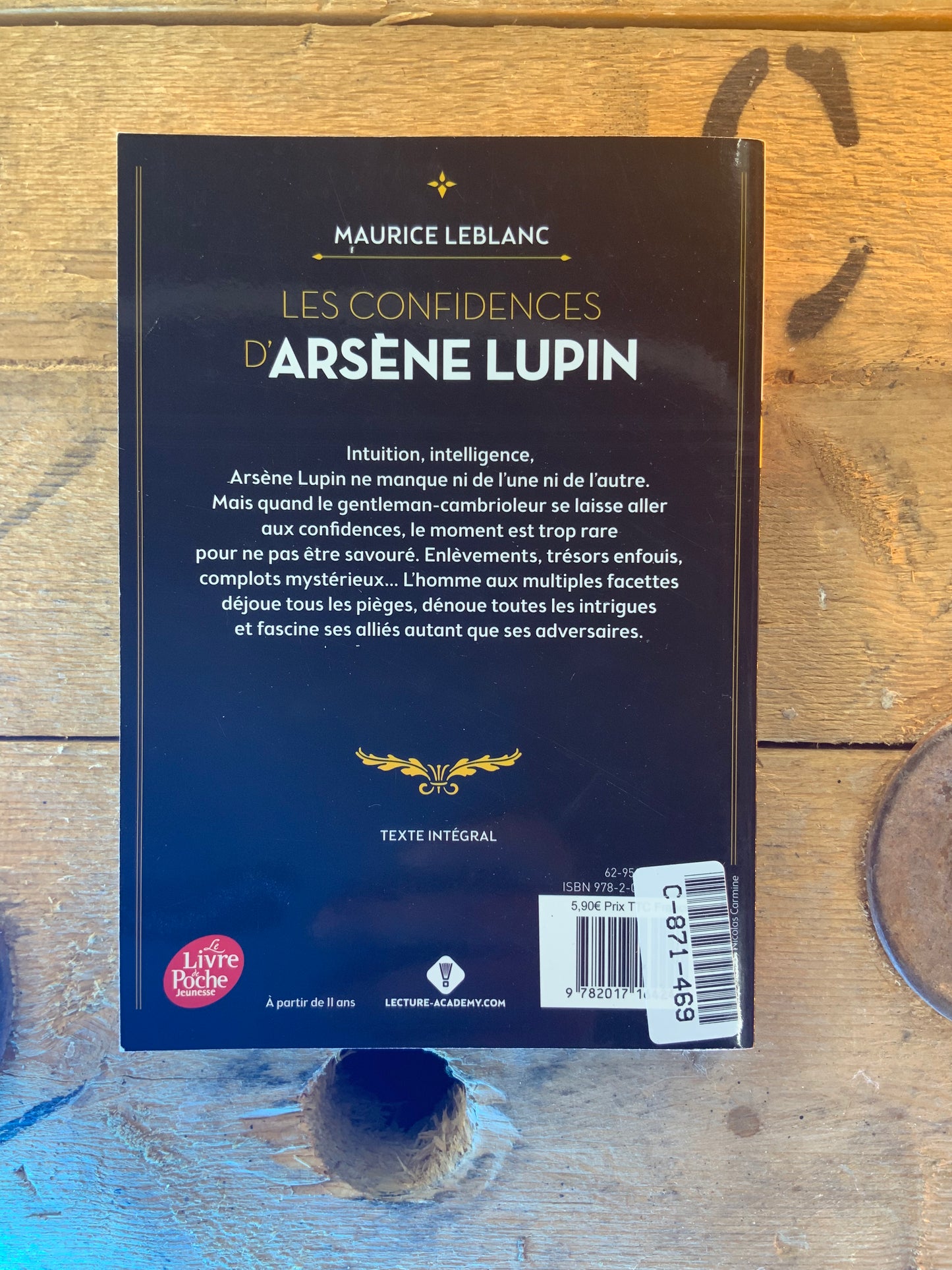 Les confidences d’Arsène Lupin , Maurice Leblanc