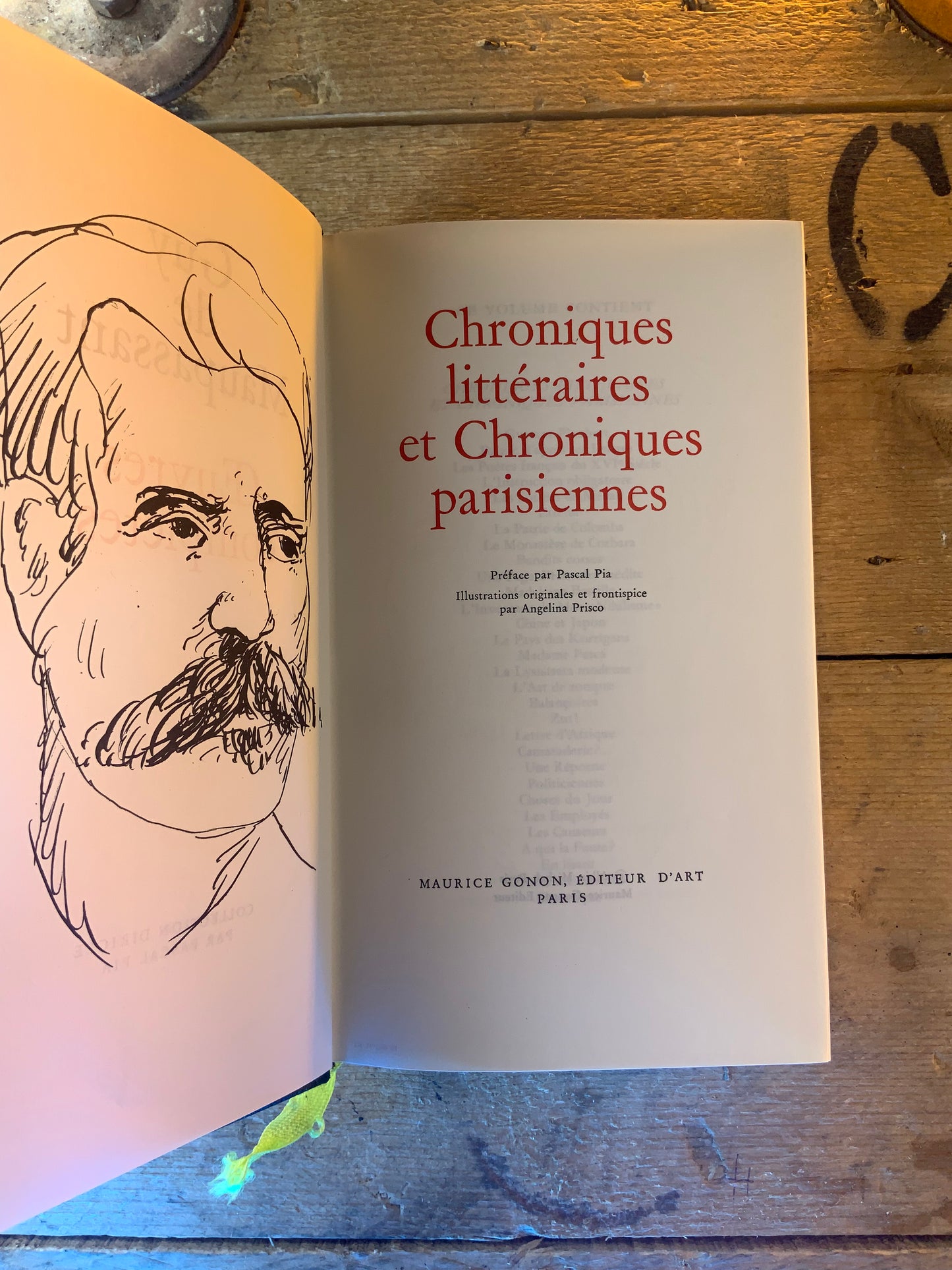 Chroniques Littéraires et Chroniques Parisienne , Guy de Maupassant