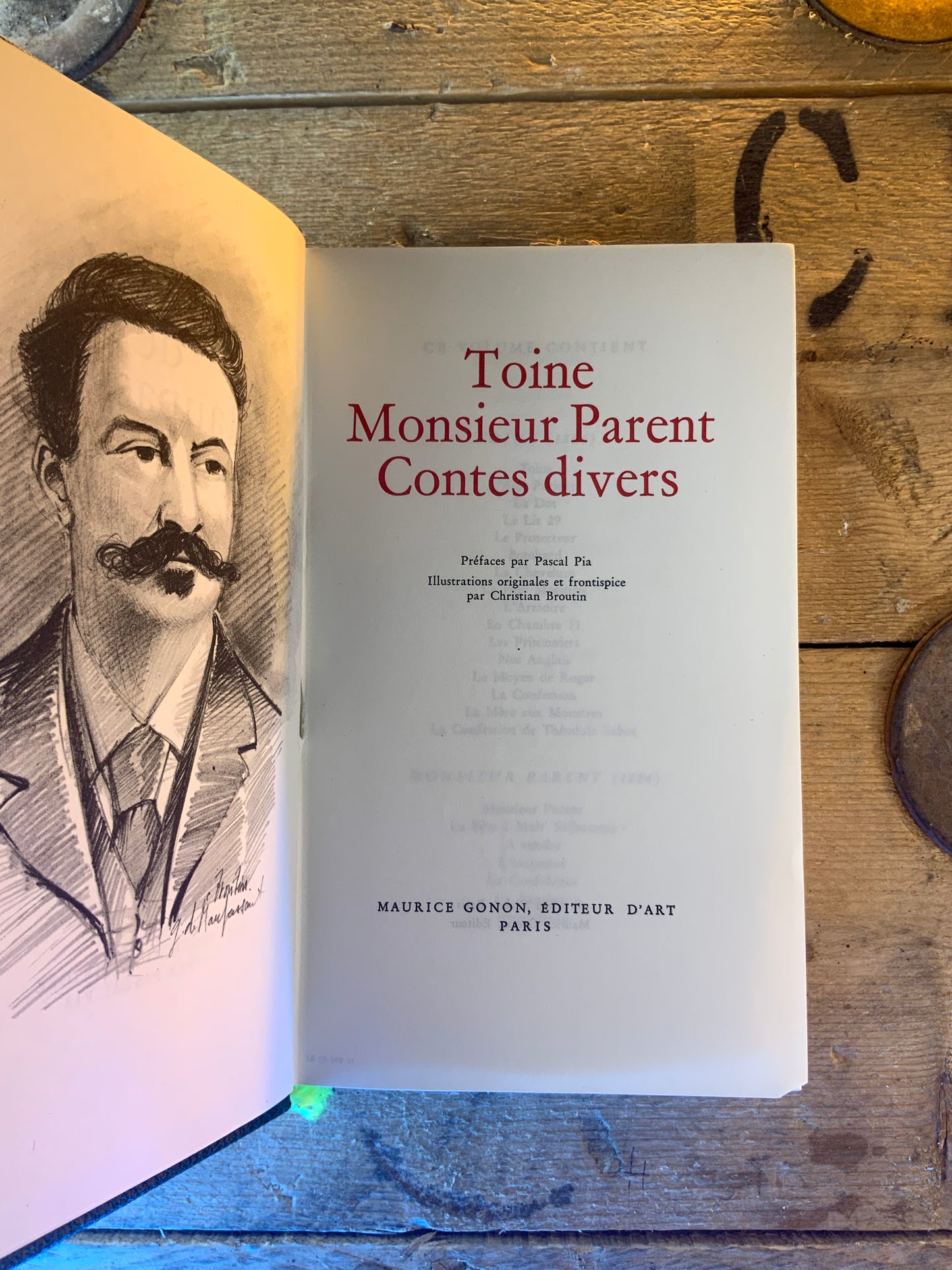 Toine - Monsieur Parent - Contes Divers , Guy de Maupassant